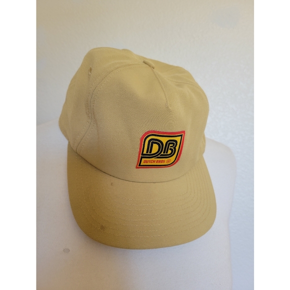 Mens Dutch Bros snapback in tan color - Picture 2 of 5